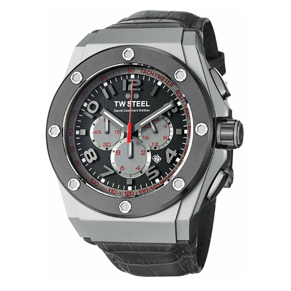 TW Steel CEO Tech David Coulthard Chronograph Grey PVD Watch