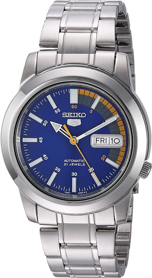SEIKO 5 MEN'S STAINLESS STEEL WATCH SNKK27