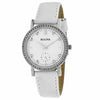 Bulova Crystal Accent Strap Watch with Mother-of-Pearl Dial : 96L245
