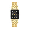 Bulova Women's Diamond Gold-Tone Black Dial Quartz Watch 97P135