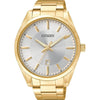 Citizen Quartz Silver Dial Yellow Gold-tone Men's Watch BL1032-58A