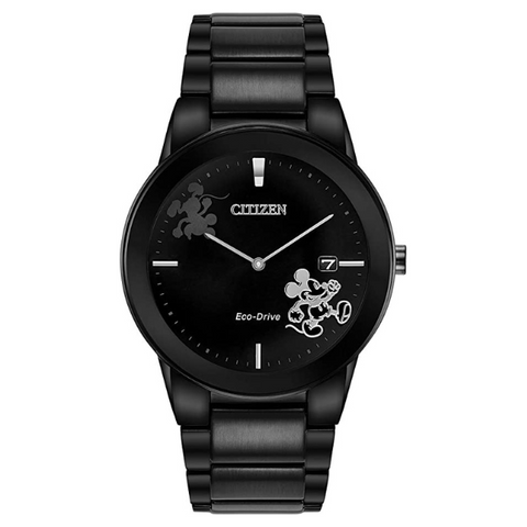 Disney Classic Eco-Drive Stainless Steel Bracelet Watch