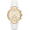 Michael Kors Yellow gold toned/Leather Ø38 mm MK2528