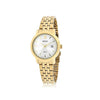 Seiko Women's Stainless Three-Hand Date Gold-Tone Bracelet Band SUR814
