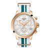 Tissot Quickster Chronograph Mother of Pearl Dial - T0954173711701