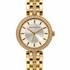 Geoffrey Beene Women`s Gold- Tone Crystal Bracelet Watch GL0018GD