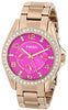 FOSSIL Ladies Watch Riley Multi-Function Pink Dial Gold-tone  ES3507
