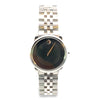PRE-OWNED MOVADO LADIES' WATCH WITH ROUND BLACK MUSEUM DIAL - 0606505