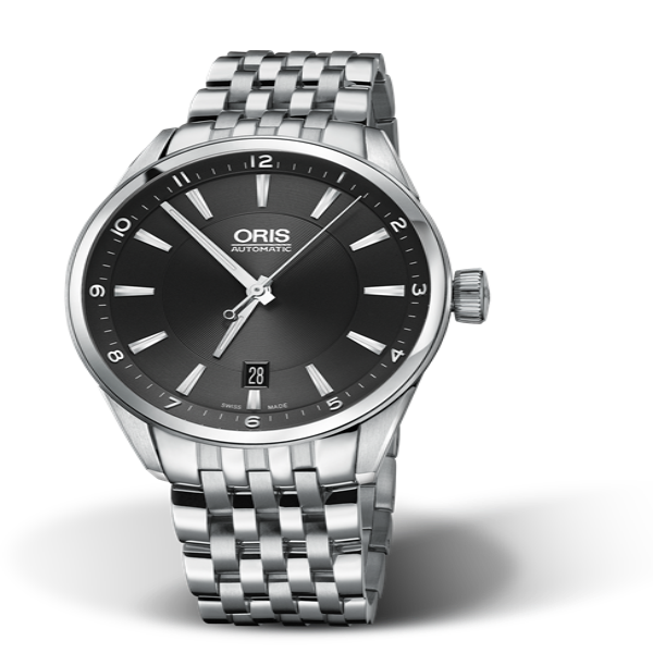 Oris Artix Date, black dial, 39 mm MB