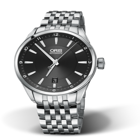 Oris Artix Date, black dial, 39 mm MB