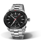 Oris Artix GT Day Date, ceramic top ring, black dial