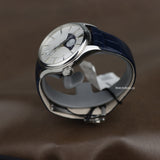 Oris Artelier Grande Lune, Date, 36mm, Silver Dial Leatherstrap blue - 01 763 7723 4051-07 5 18 66FC