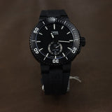 Oris Aquis Date, small second black dial, black 46 mm,739-7674-7754RS