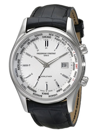 Frederique Constant Worldtimer Quartz - FC255S6B6 - Pre-Owned