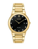 Citizen Axiom Black Dial Gold-tone 11 Diamonds men Watch - AU1062-56G