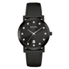 Bulova Black Dial Diamond men Watch - 98D124