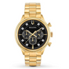 Bulova men Chronograph Diamond Black Dial - 97D119