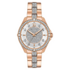 Bulova Crystal Silver Dial woman Watch - 98L229
