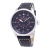 Citizen Avion Black Dial Black Leather men Watch - AW1361-01E