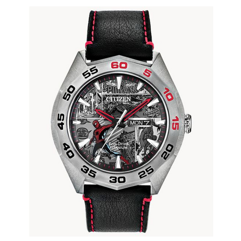 Citizen Limited Edition Spider-men Eco-Drive Watch - AW0061-01W
