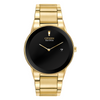 Citizen men Eco-Drive Axiom Gold-Tone Watch with Black Dial - AU1062-56E