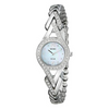 Seiko woman Solar Mother of Pearl Dial Stainless Steel Silver Swarovski Crystal - SUP173
