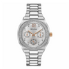 Bulova 34mm woman Dress Swarovski Crystal Stainless Steel Watch