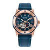 Bulova Mens Marine Star Watch In Rose Gold and Blue