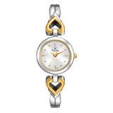 Bulova woman’s Diamond Silver Dial Two Tone Stainless Steel Watch