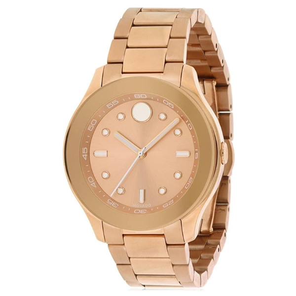 Movado Bold Rose Dial Rose Gold Ion-plated woman Watch 3600417