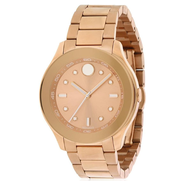 Movado Women s 3600417 Bold Rose Tone Stainless Steel Watch
