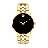 Movado Museum Classic men Yellow Gold PVD Watch