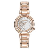 Belle Eco-Drive Rose Goldtone Stainless Steel Bracelet Watch