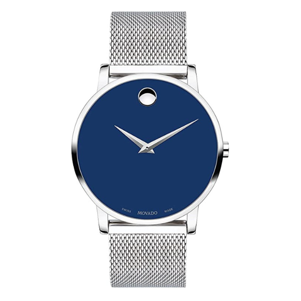 Movado Masino Gold Black Dial men Watch 607034 WatchDeals