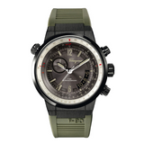 Green Black PVD Coated Stainless Steel F-80 Pilot men WATCH
