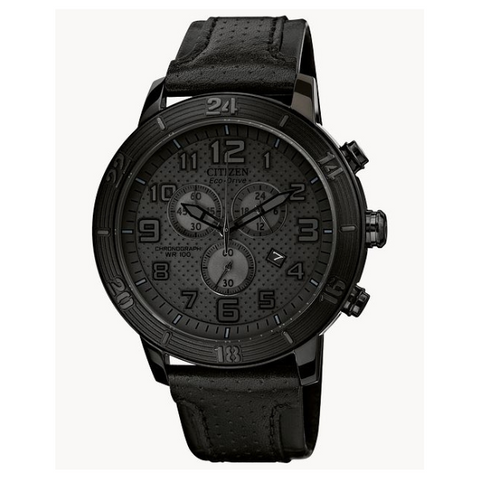 Citizen BRT Eco-Drive Chronograph Black Dial men Watch 