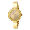 Movado PRE -OWNED Bold Champagne Dial Gold Ion-plated woman Watch - 3600201