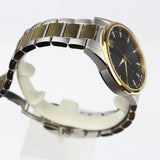 Movado Stratus Quartz Black Dial Two-tone men Watch - 0607245