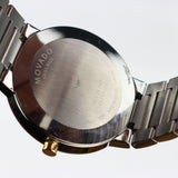 Movado Modern Classic Black Dial Two-tone men Watch - 607120