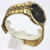 Movado men Gold-Tone Watch with Black Museum Dial - 606997