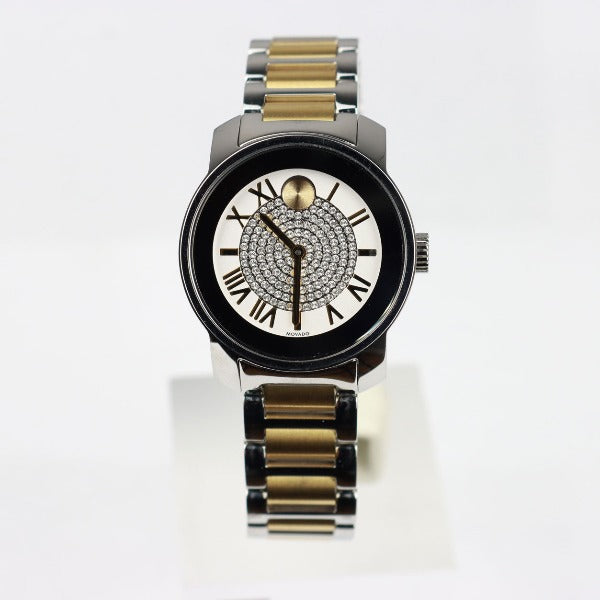Movado Bold Silver Dial Two-tone woman Watch - 3600296