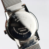 Movado woman' Museum Classic Mesh Watch with Black Dial - 607220