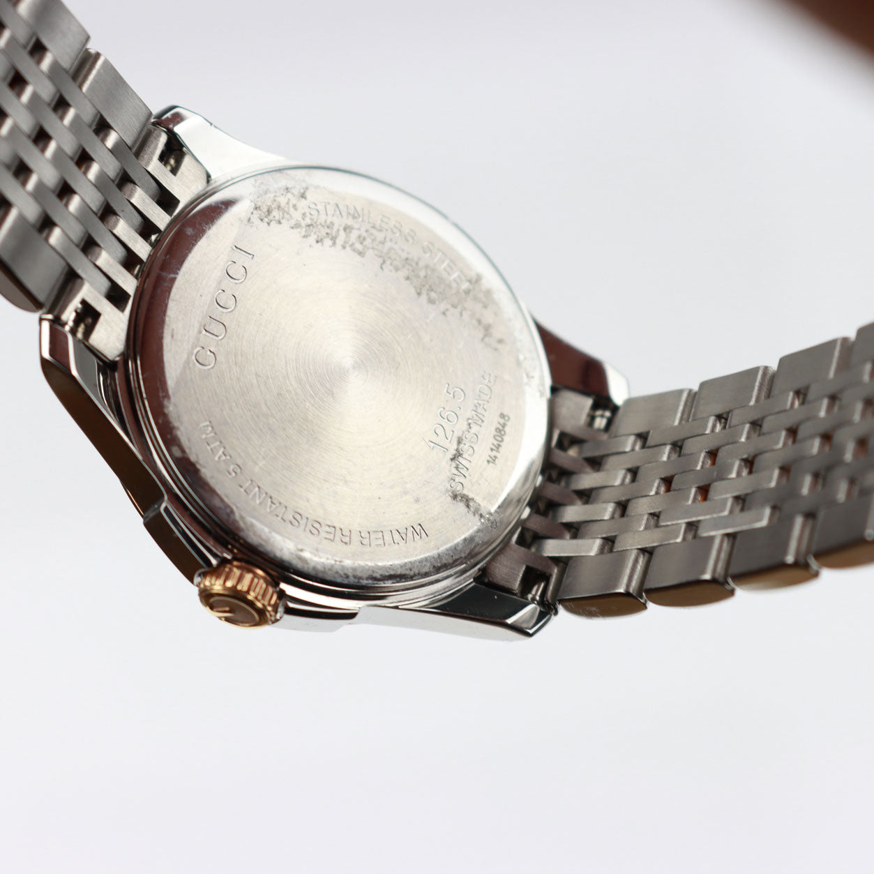 Gucci Timeless Black Dial Two-tone woman Watch