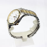 Seiko Solar White Dial men Watch - SNE032