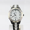 Seiko Solar White Dial Stainless Steel and White Ceramic woman Watch - SNE881