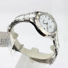 Seiko Solar White Dial Stainless Steel and White Ceramic woman Watch - SNE881