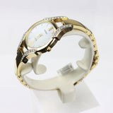 Seiko Solar Mother of Pearl Gold-tone woman Watch - SUP216