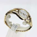 Seiko Solar Mother of Pearl Gold-tone woman Watch - SUP216
