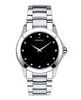 Movado men Masino Stainless Steel Watch with Black Dial - 0606185