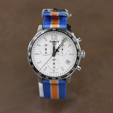 Tissot Quickster Knicks NBA Special Edition - Blue/Orange strap - T095.417.17.037.06